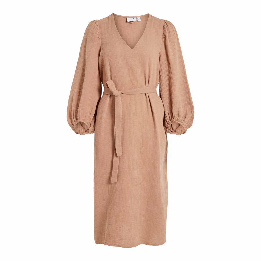 Vilania v-neck 7/8 calf dress