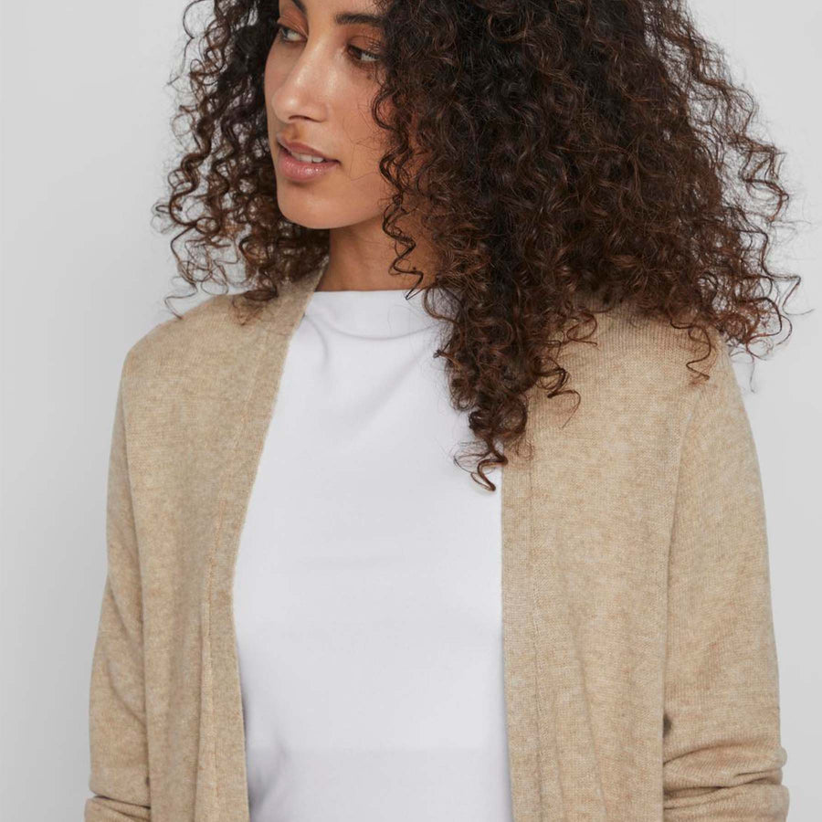 Viril long knit cardigan