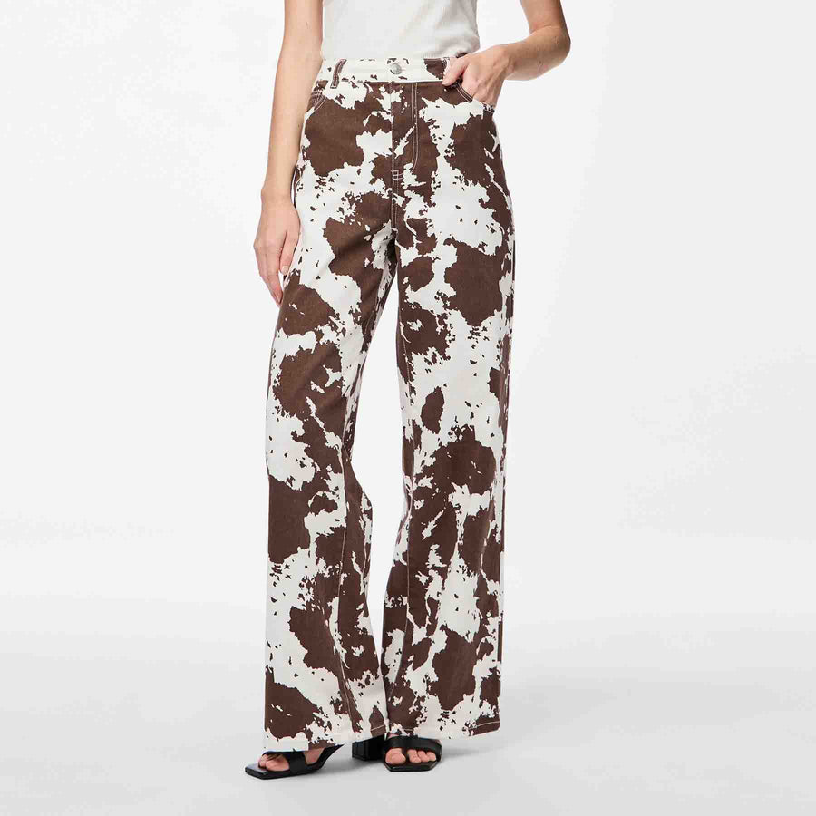 Pcfamina hw wide denim