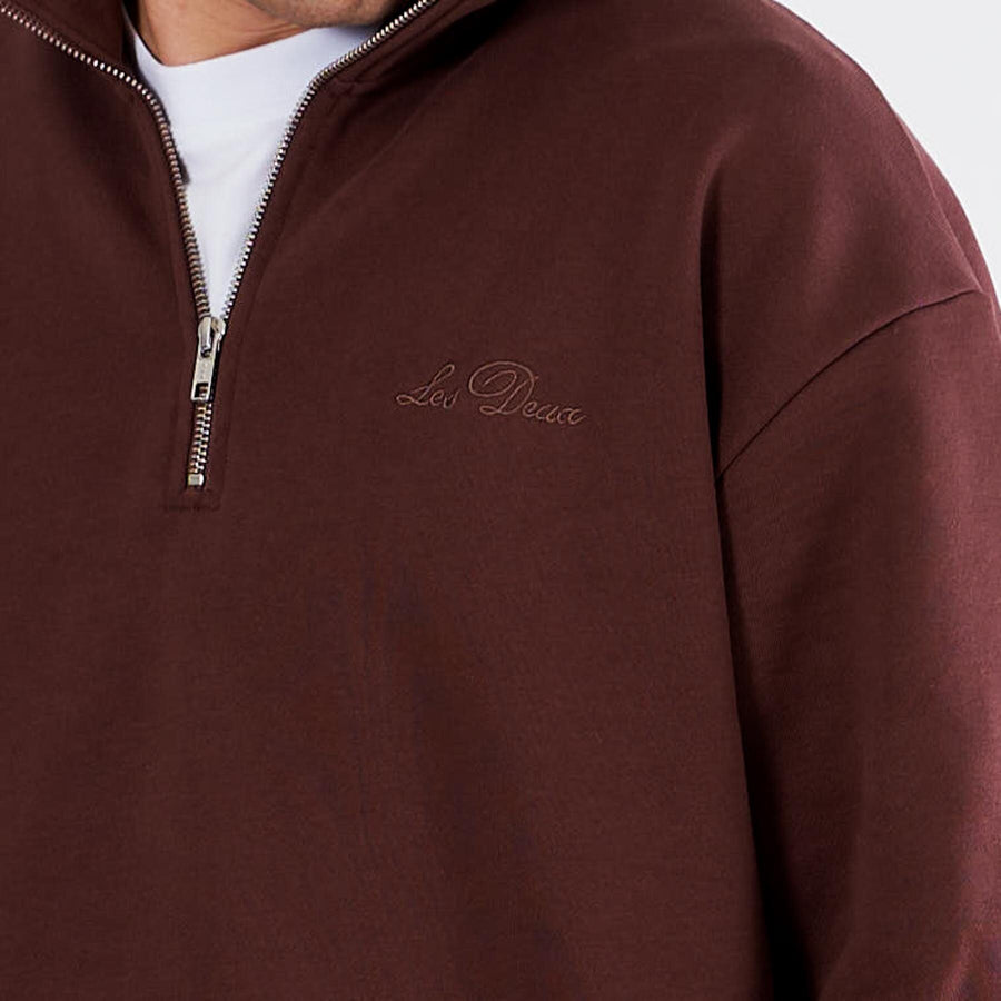 Crew half-zip sweat