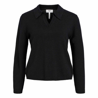 Objthess l/s v-neck knit poloThumbnail