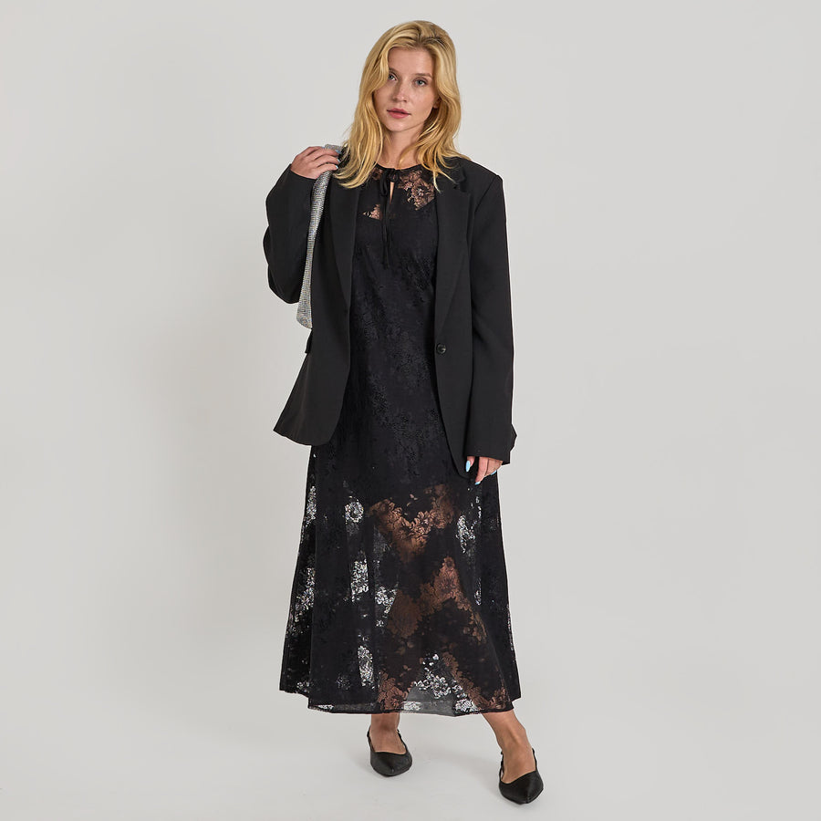 Pcnorinne ls midi dress