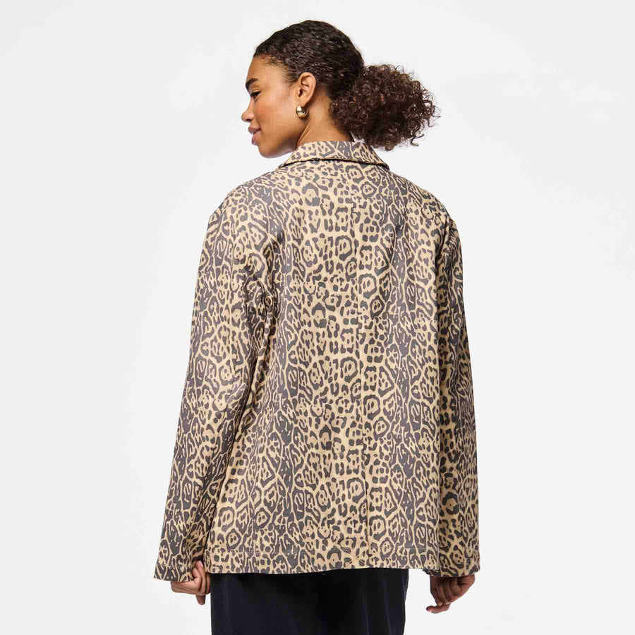 Pcfia ls loose denim blazer