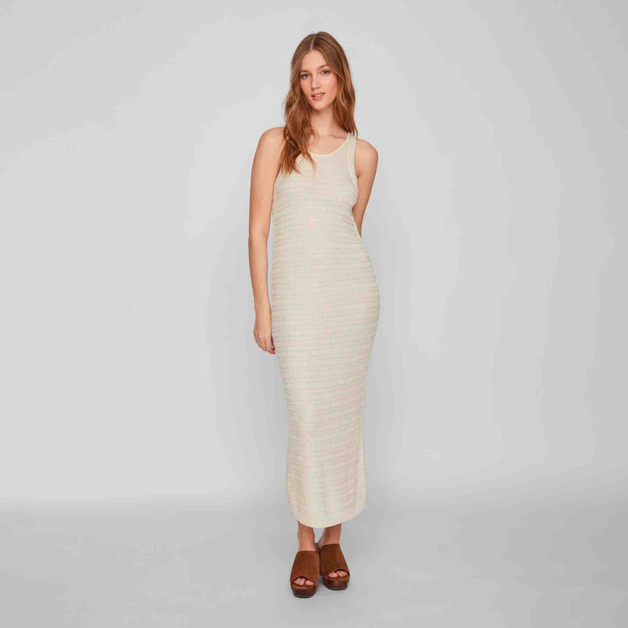 Vimargot s/l long knit dress