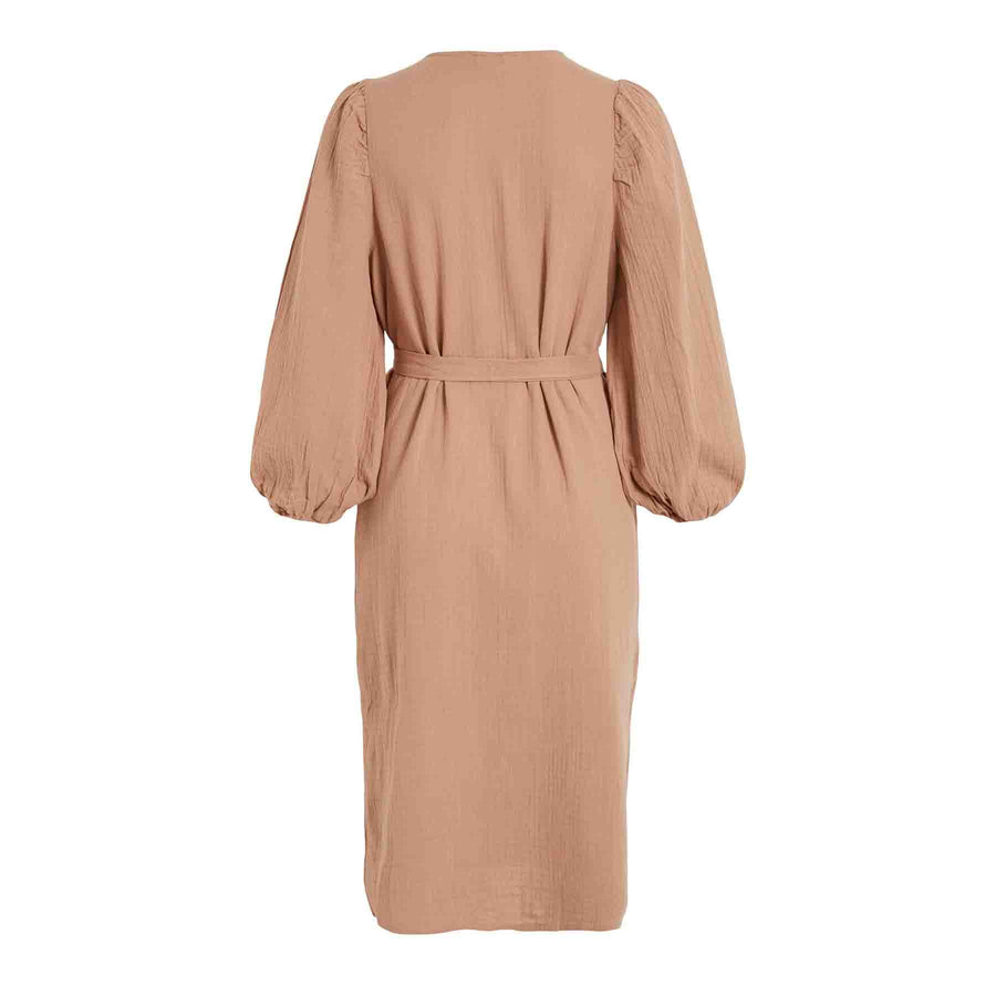 Vilania v-neck 7/8 calf dress