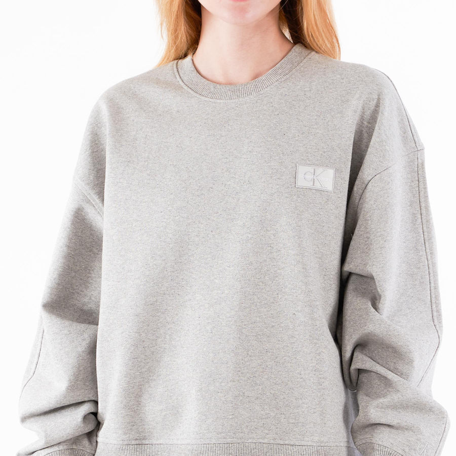 Badge oversized crewneck