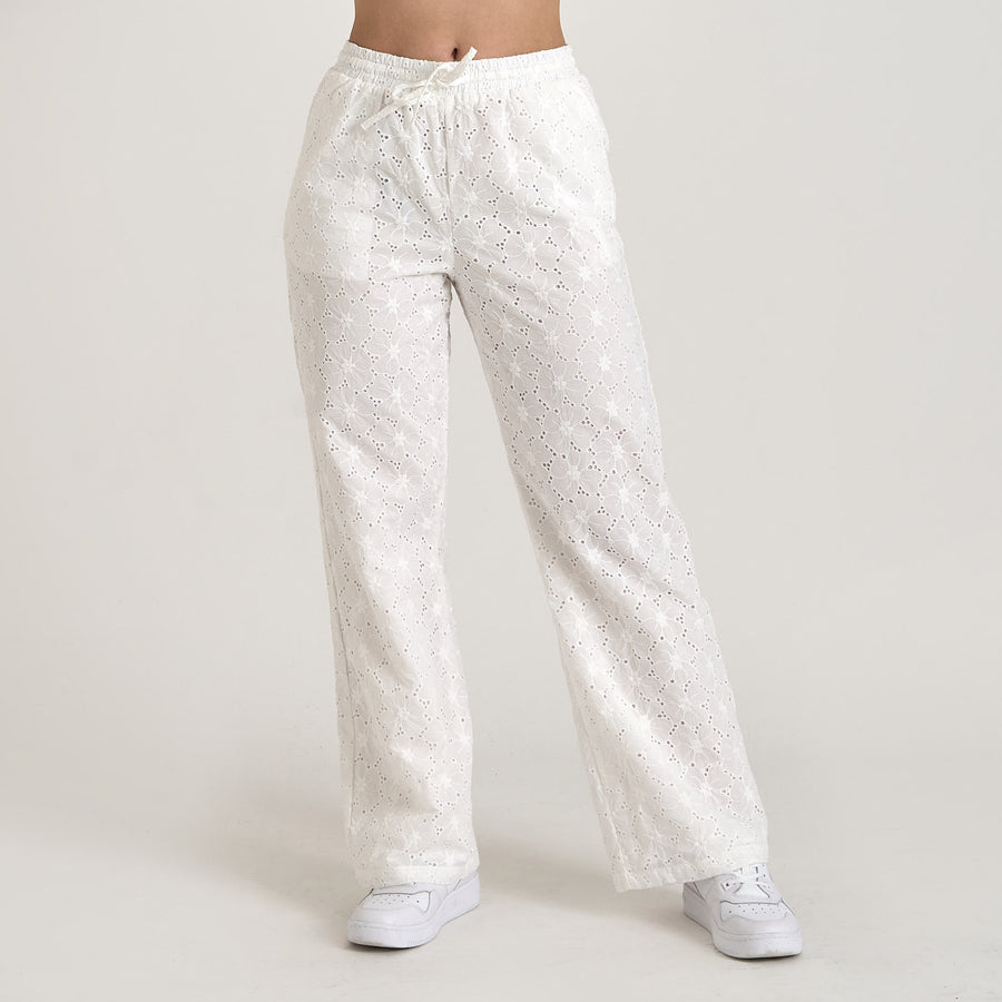 Zenia embroidery pants