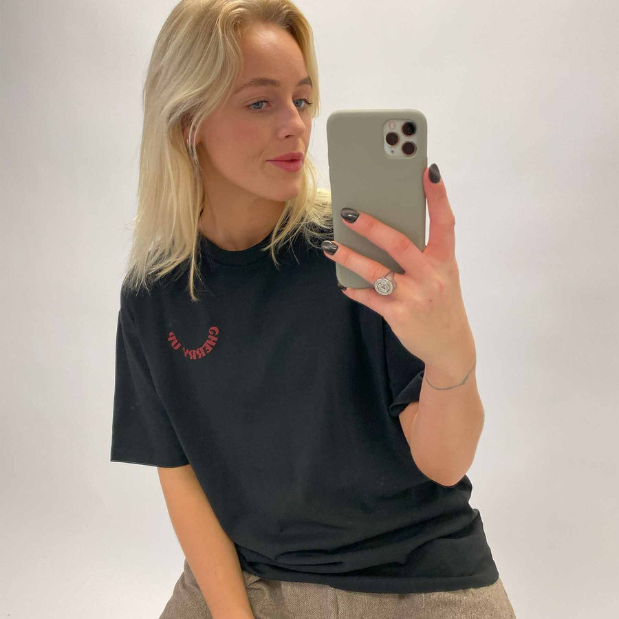 Mille boxy printed tee