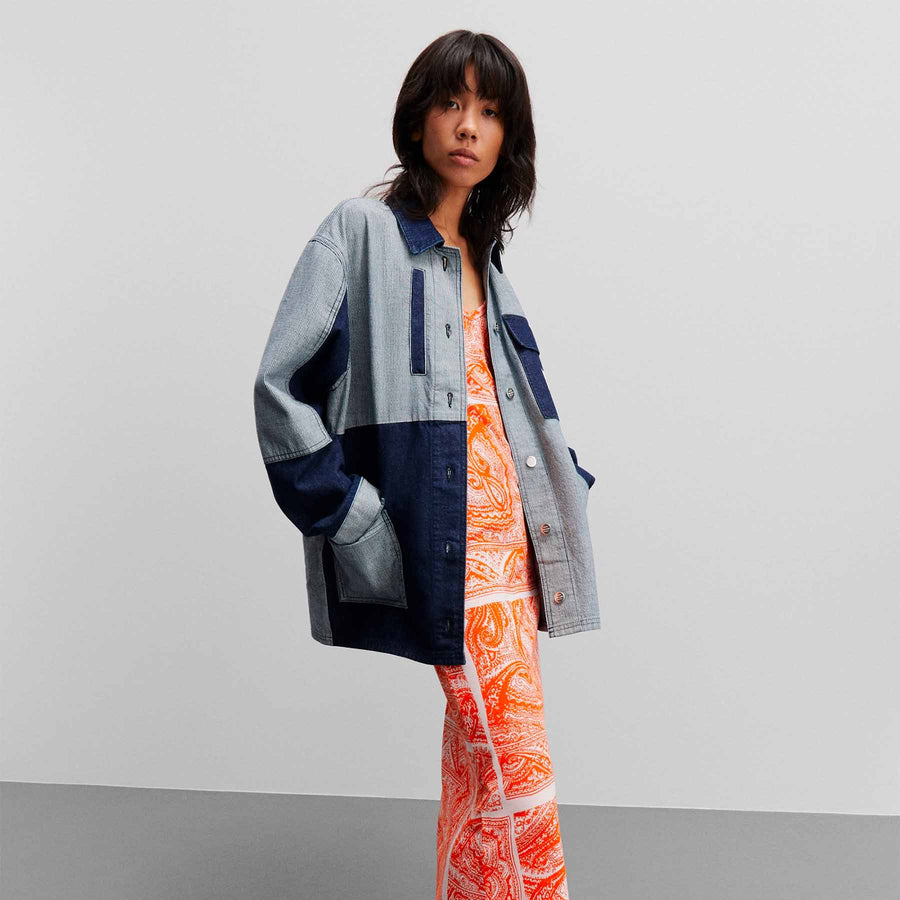 Milk bell block jacket