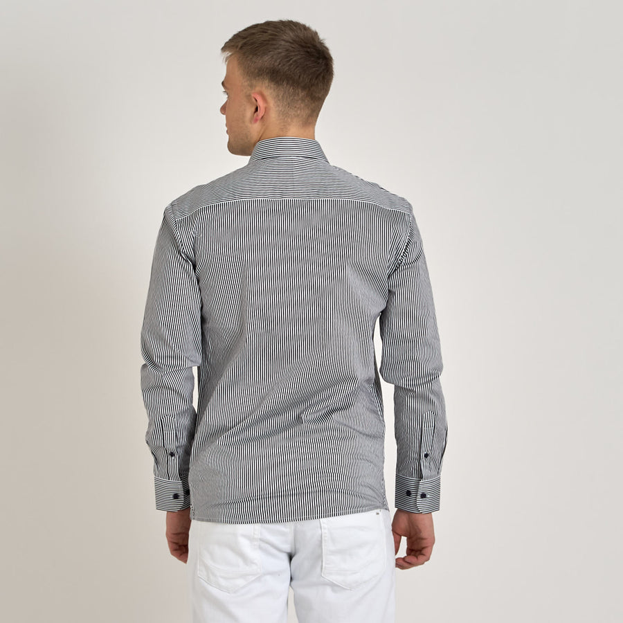 Poplin stretch shirt