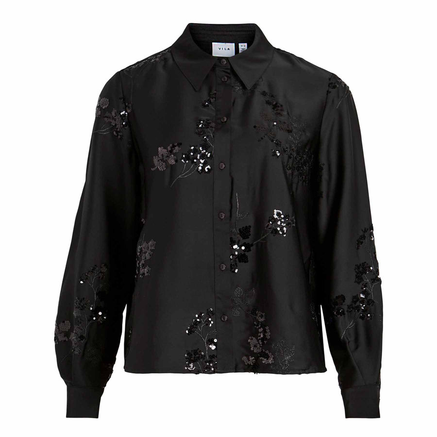 Viravenna l/s sequin shirt
