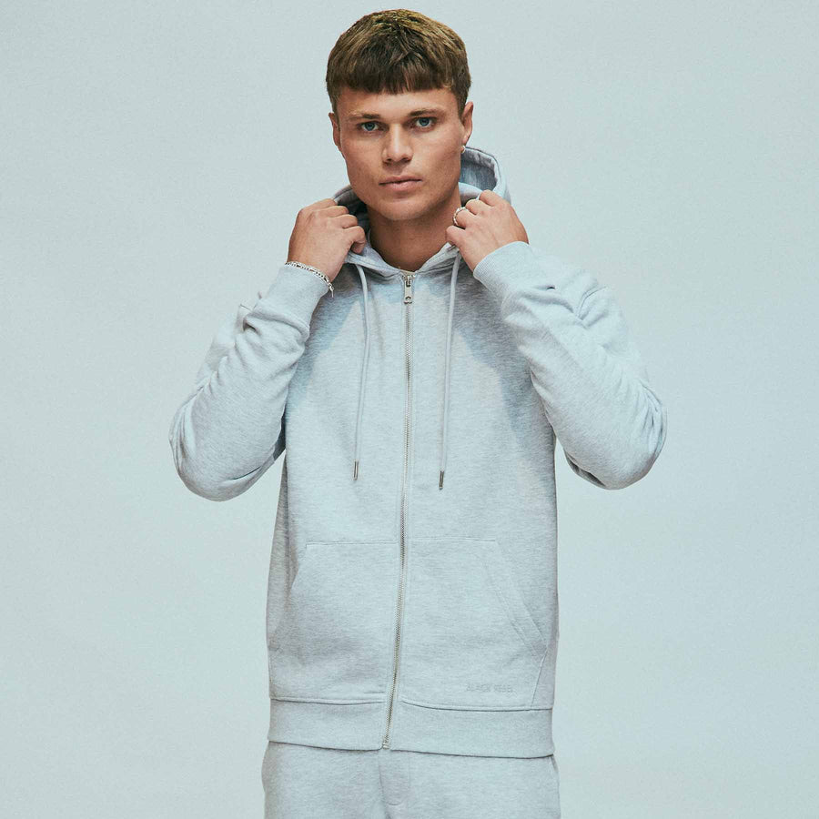 Basic full zip hoodie