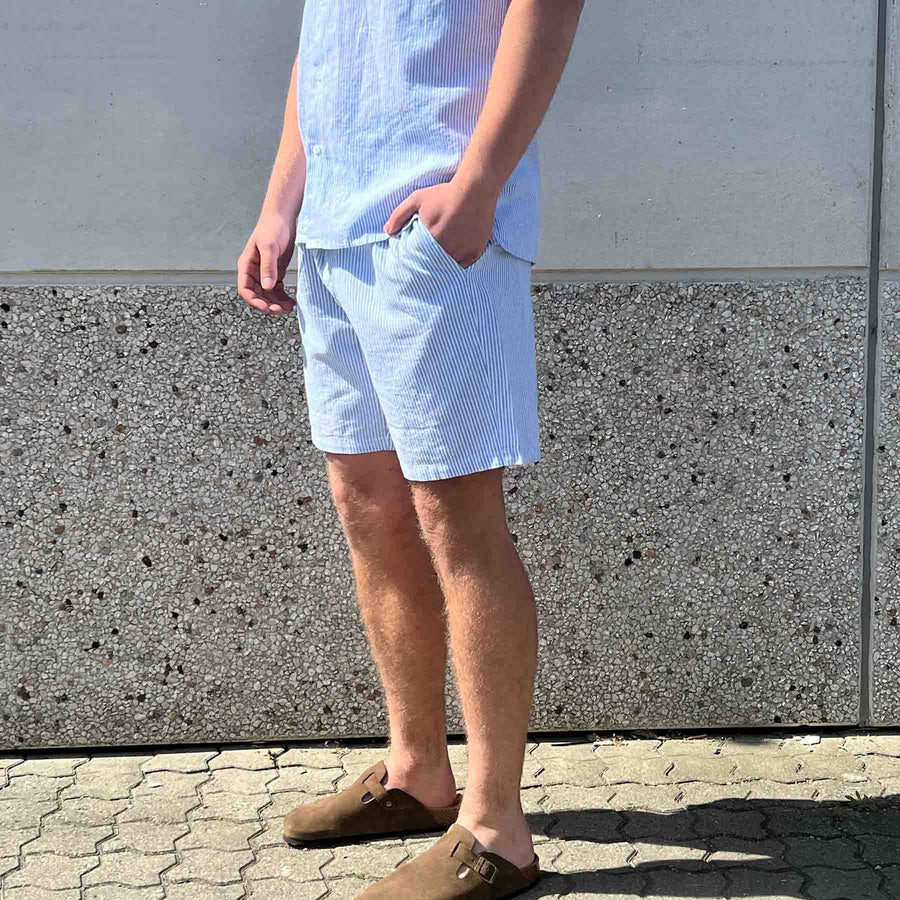 Mario linen shorts