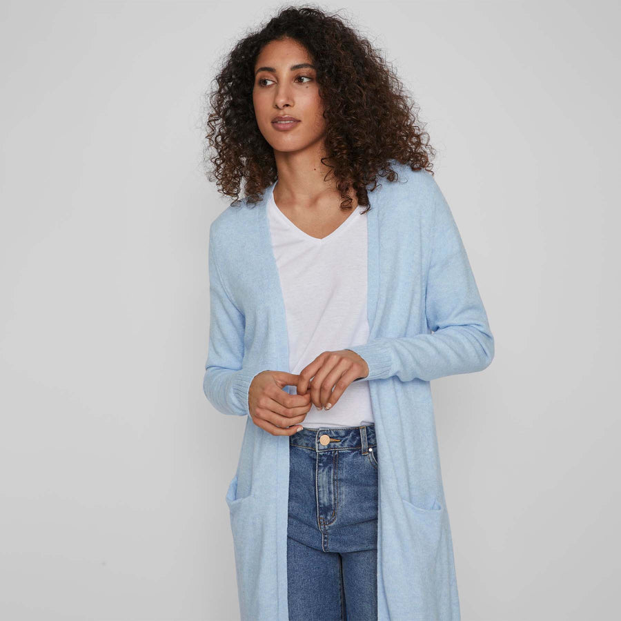 Viril long knit cardigan