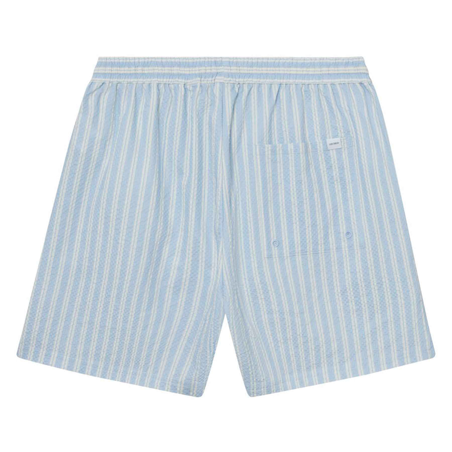 Seersucker swim shorts