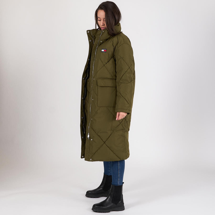 Longline fash puffer