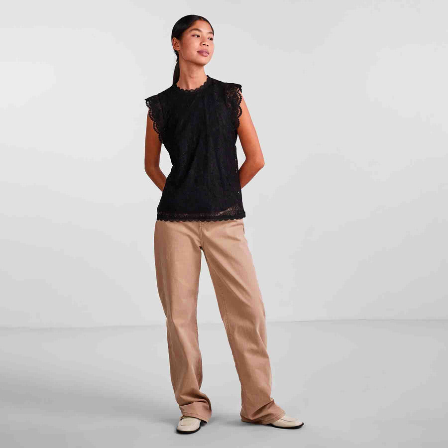Pcolline sl lace top