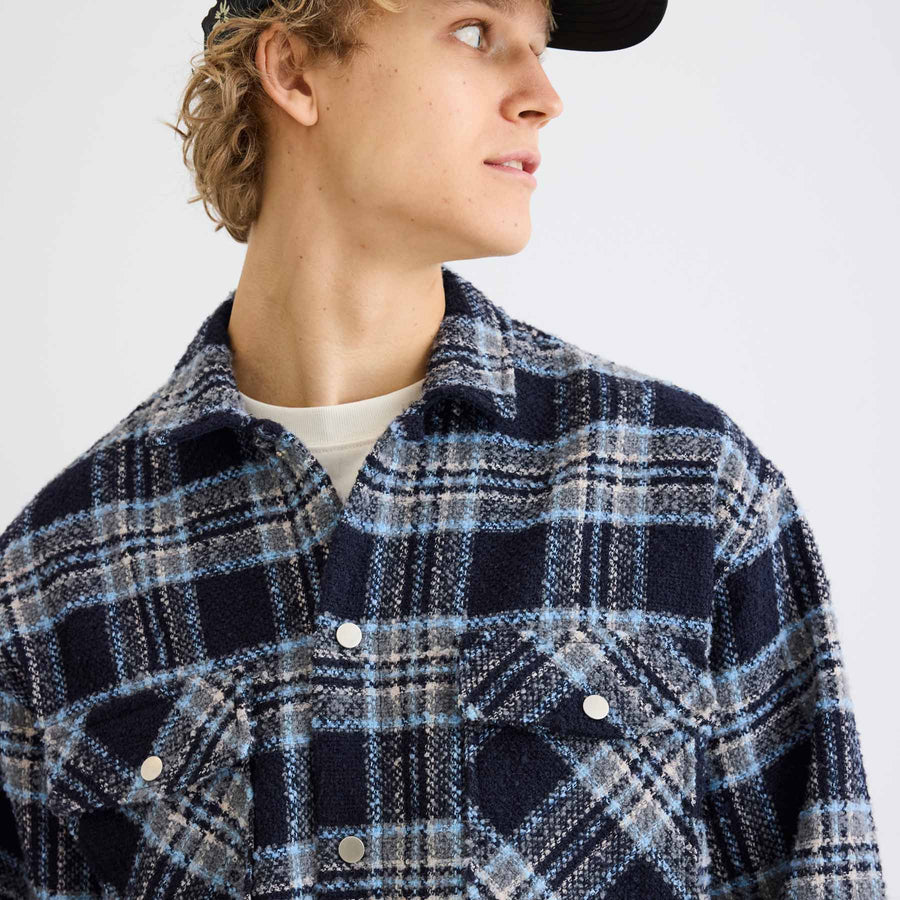 Wbbuck check shirt