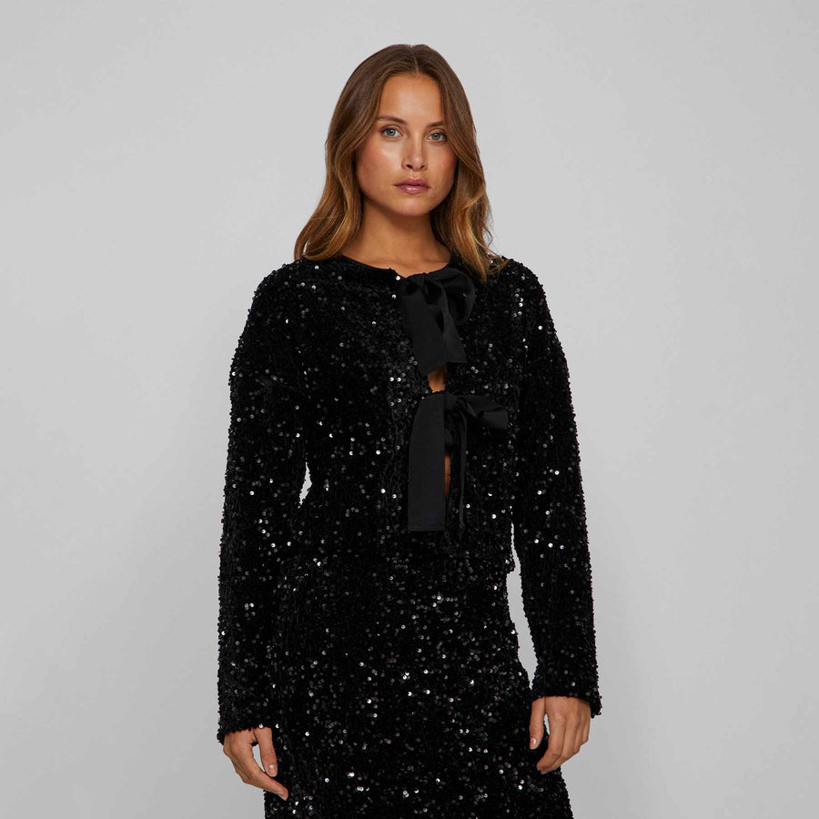 Viaria l/s o-neck cardigan