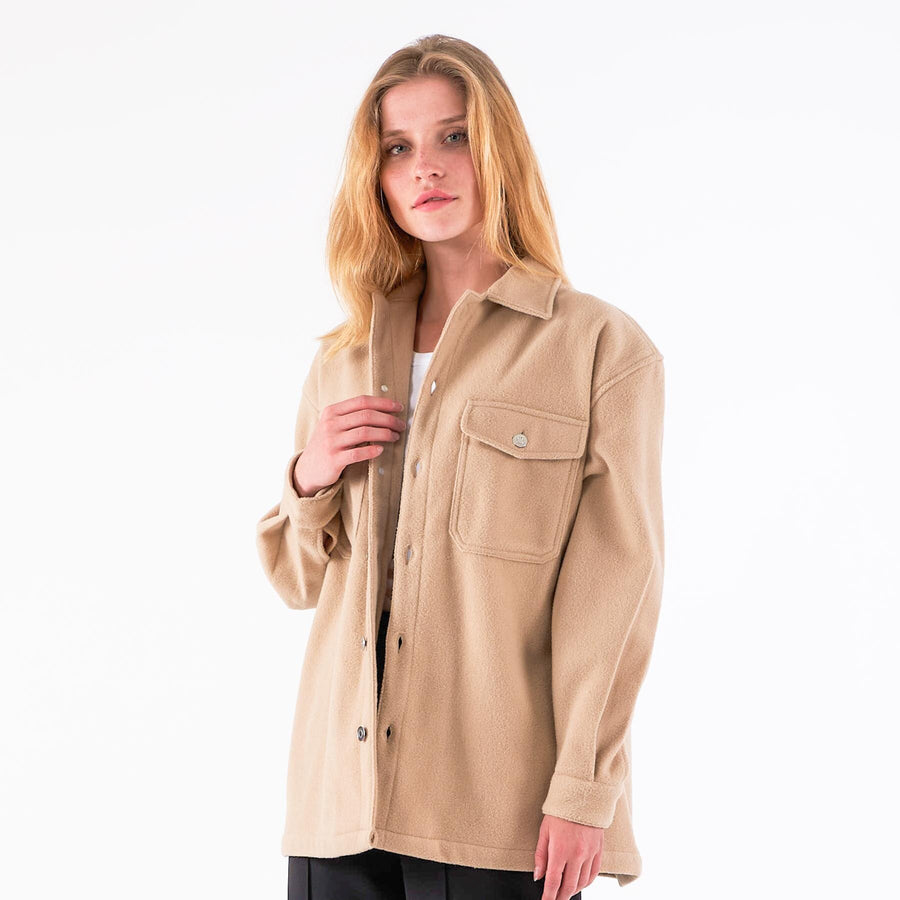 Jannie solid overshirt