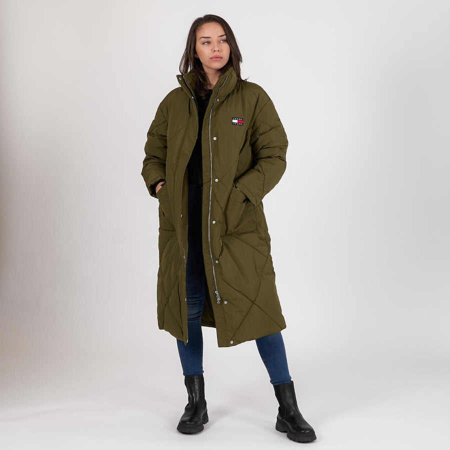 Longline fash puffer