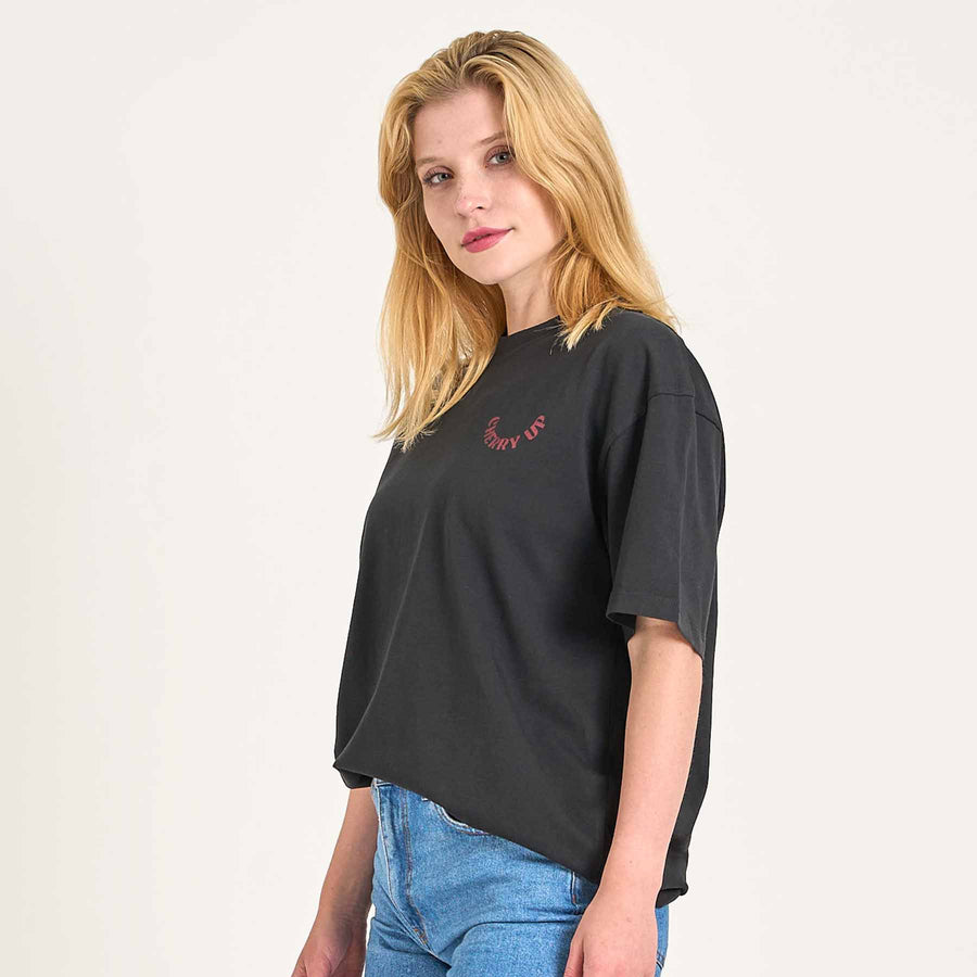 Mille boxy printed tee