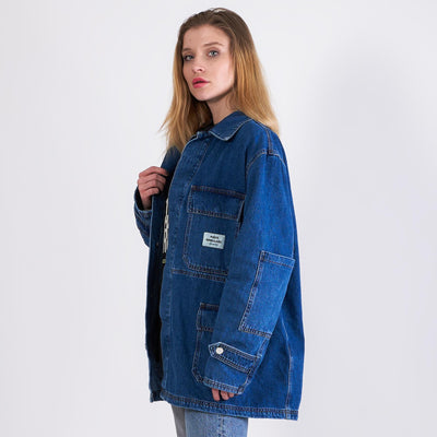 Denim johnny jacketThumbnail