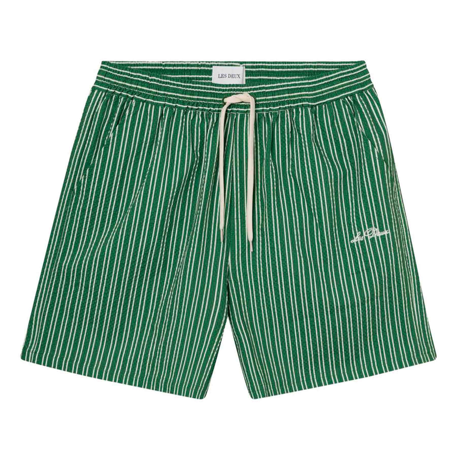 Seersucker swim shorts