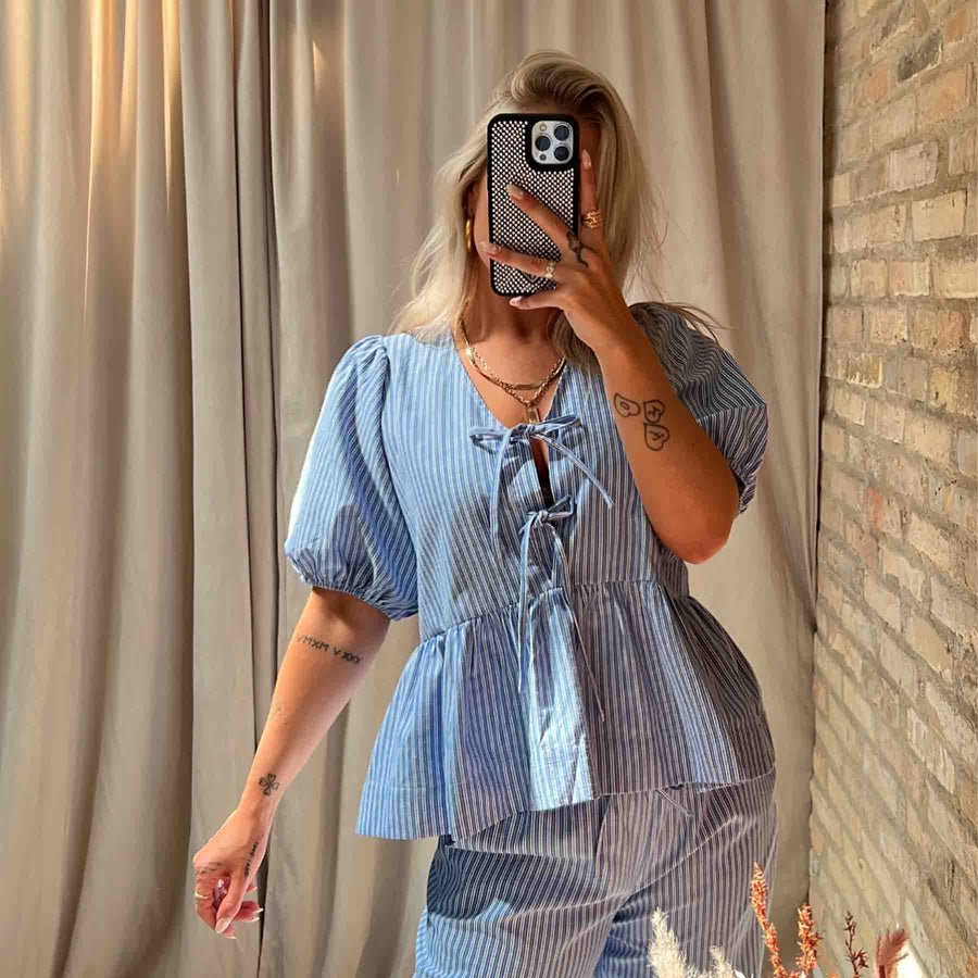 Belinda stripe blouse