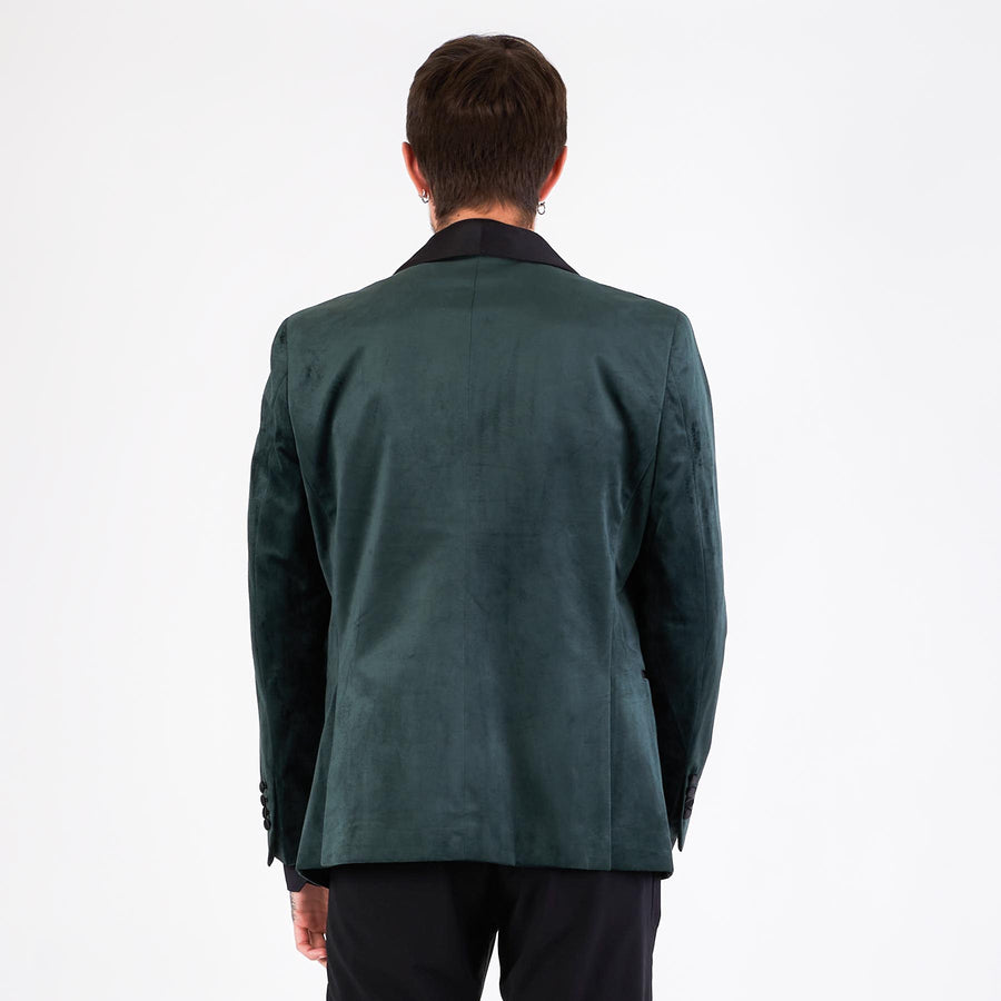 Velour blazer