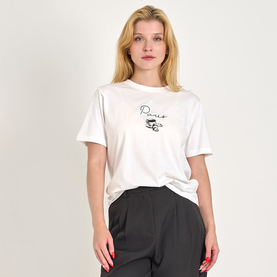 Sabine ss printed tee