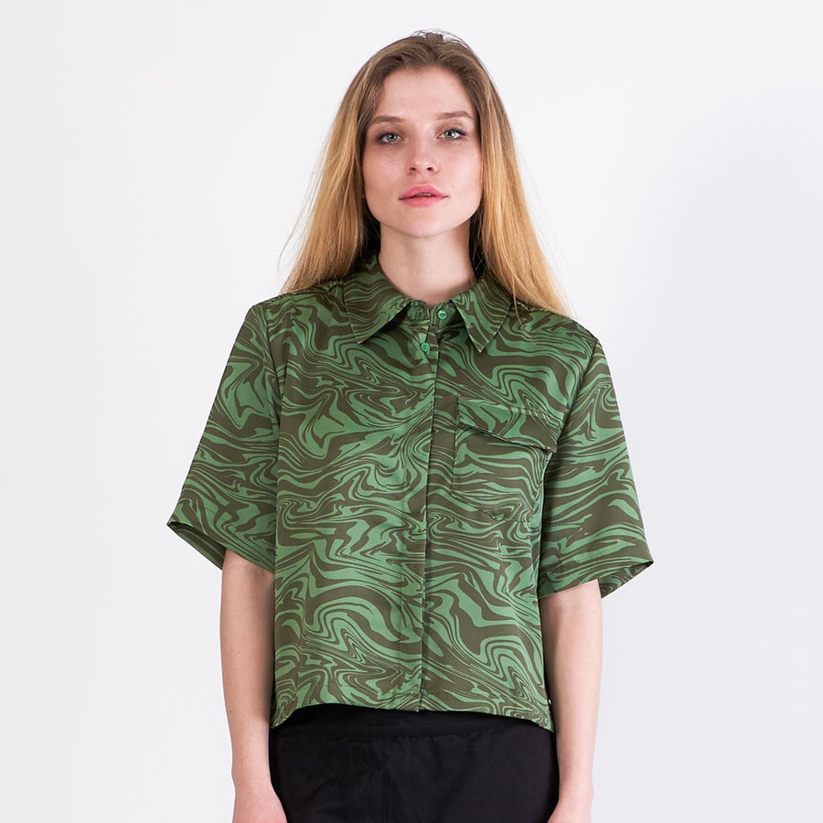 Jxlark satin ss shirt