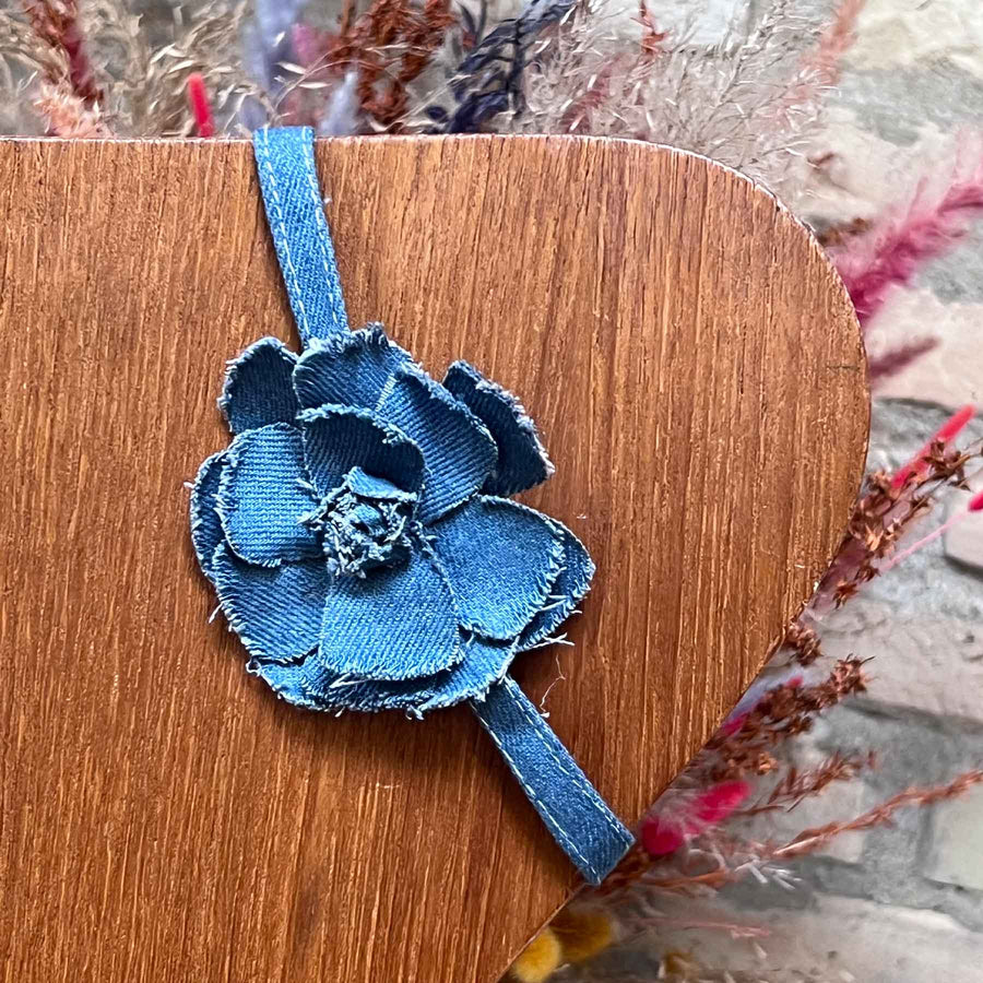 Pclomina denim choker