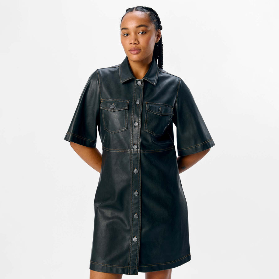 Objscarlet 2/4 short dress