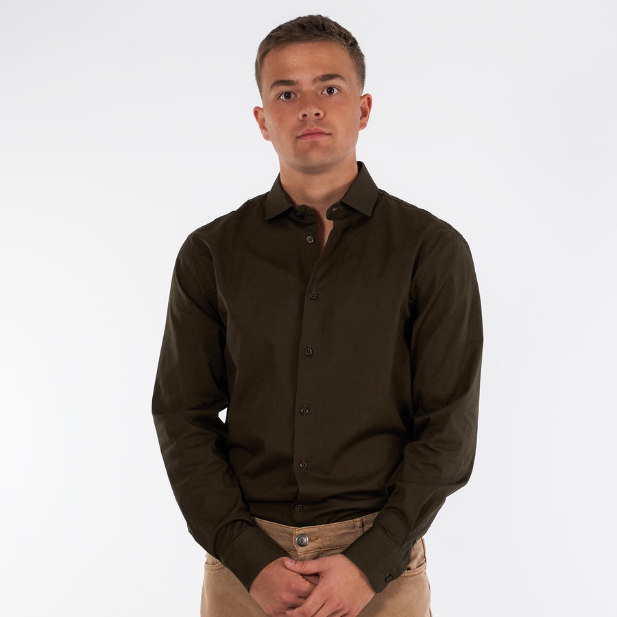 Comfort poplin shirt