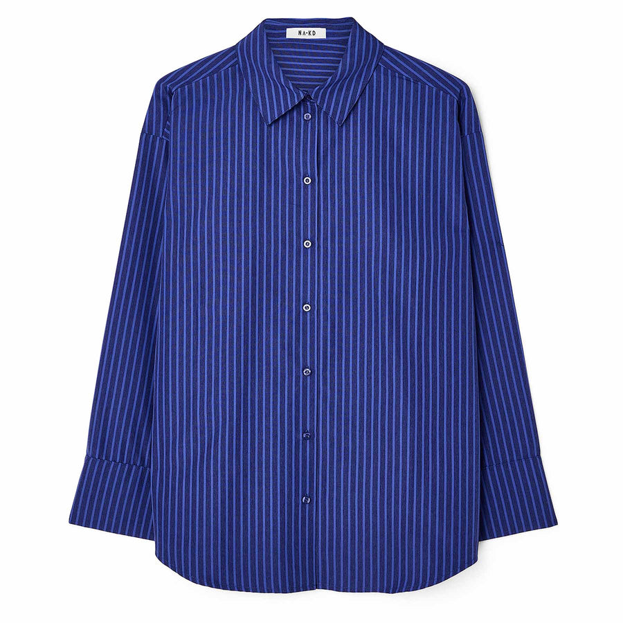 Oversized striped shirt