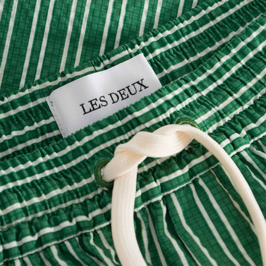 Seersucker swim shorts