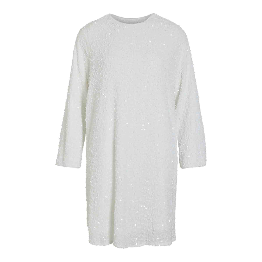 Viaria o-neck open back dress