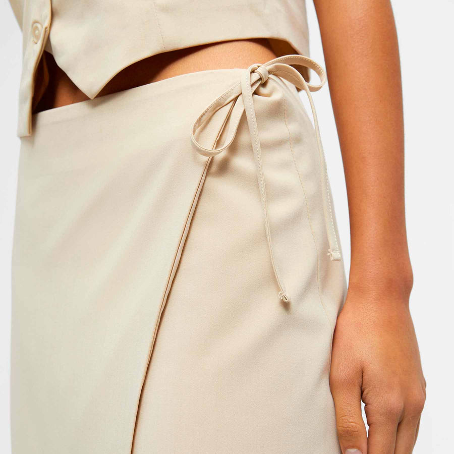 Objcecilie mw wrap skirt