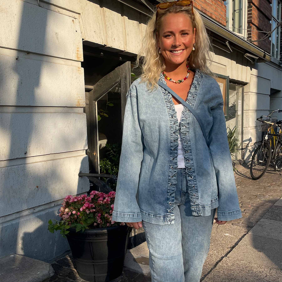 Pcfenda ls denim jacket