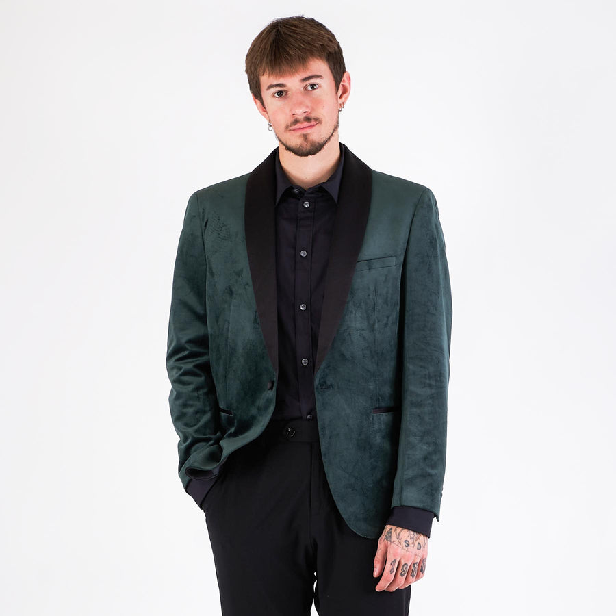 Velour blazer