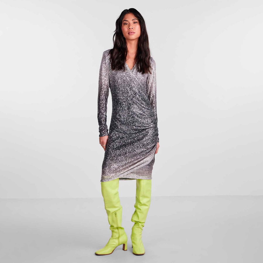 Pcdelphia ls wrap dress