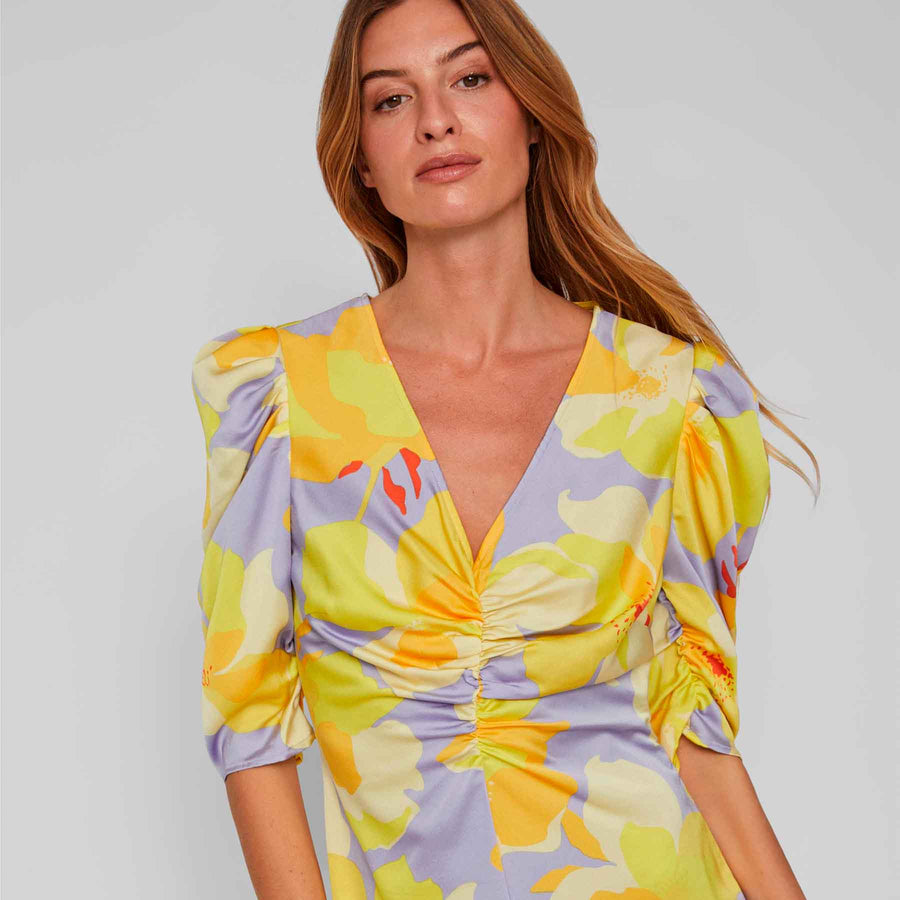 Vijohanna 2/4 midi dress