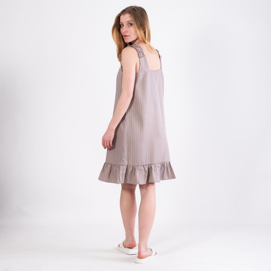 Wilma pinstripe dress