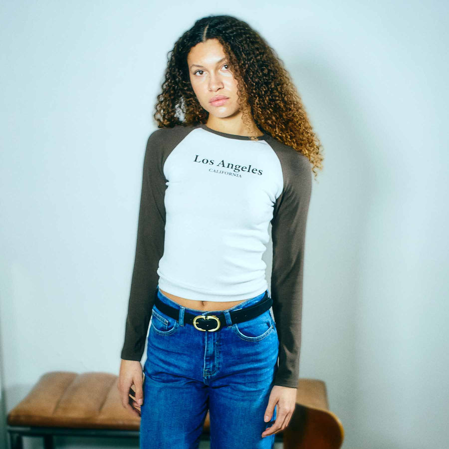 Thilde rib ls blouse