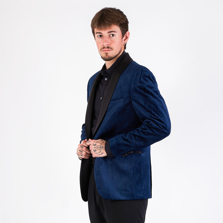 Velour blazer