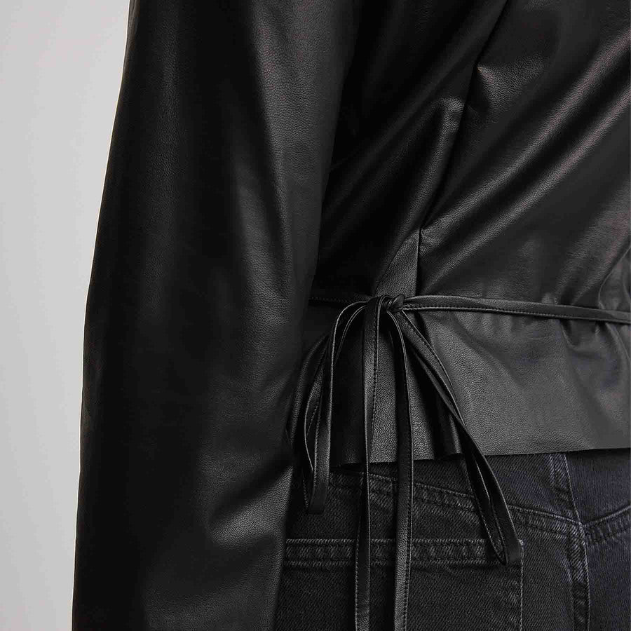 Pu buttons detail top