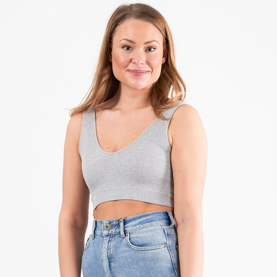 Pcsymmi rib bra 2-pack