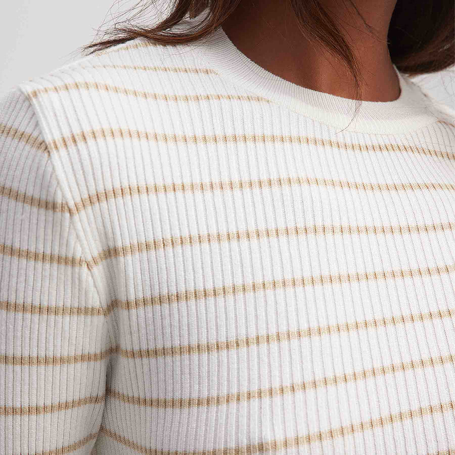 Ribbed knitted round