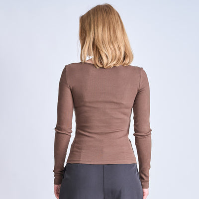 Purmynte heart neck blouseThumbnail